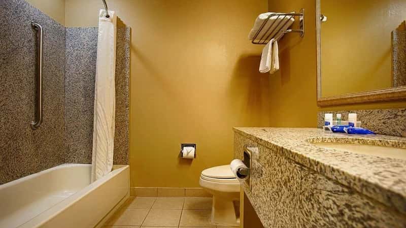 In-room jacuzzi tub at Best Western Plus Woodland Hills Hotel & Suites in Tulsa, OK