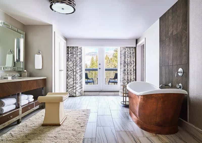 In-room hot tub at Grand Hyatt Vail in Vail, CO