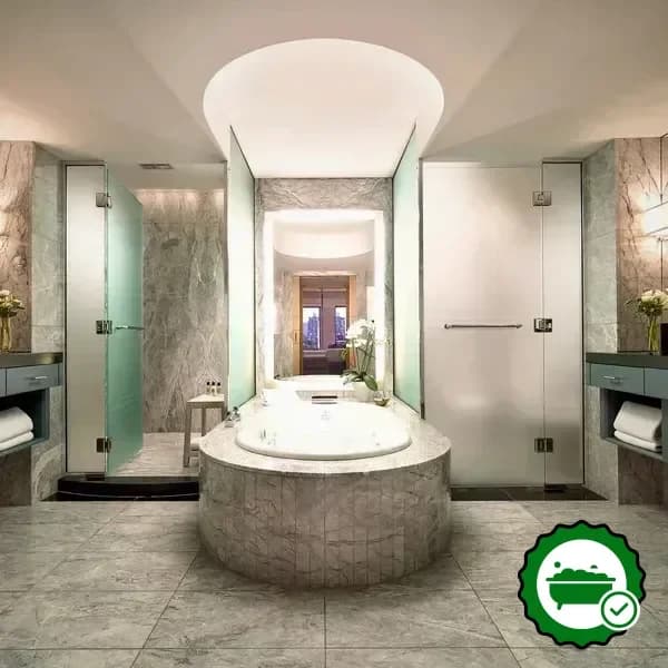 Private in-room hot tub