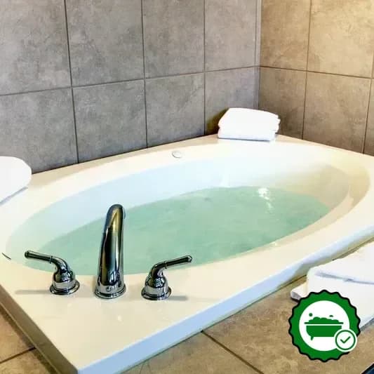 Private in-room hot tub