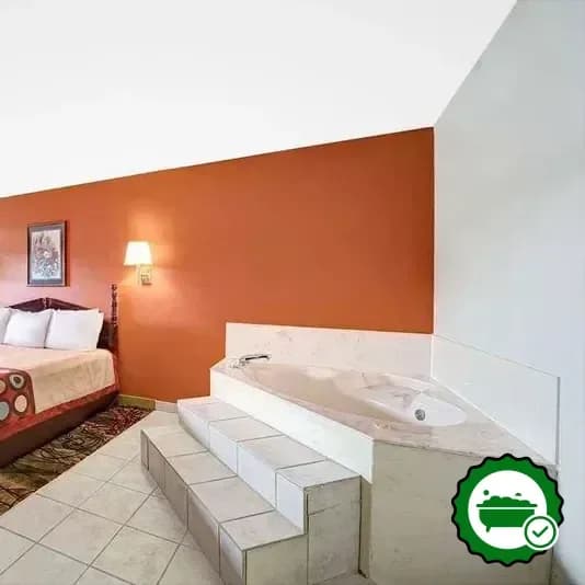 Private in-room hot tub