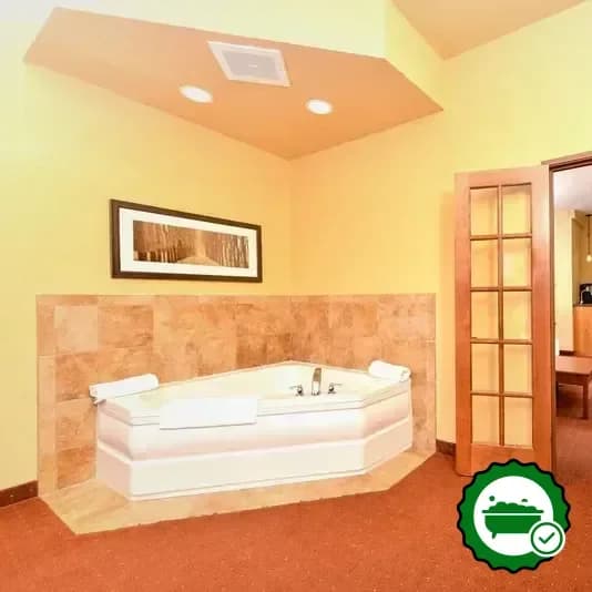 Private in-room hot tub