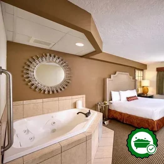Private in-room hot tub