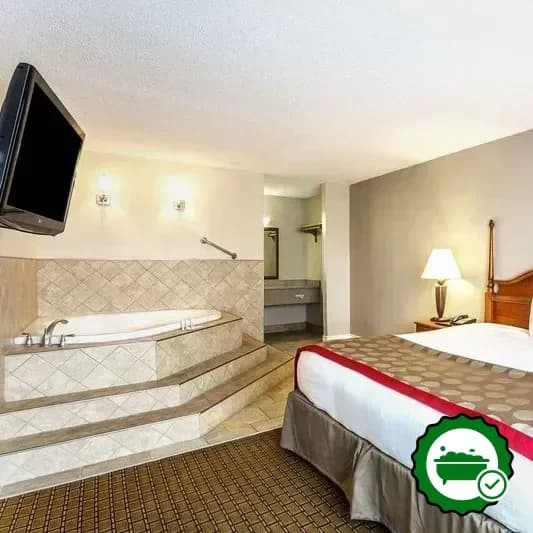Private in-room hot tub