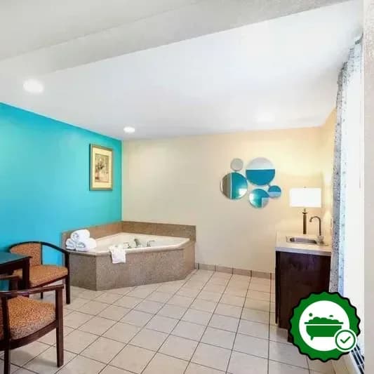 Private in-room hot tub