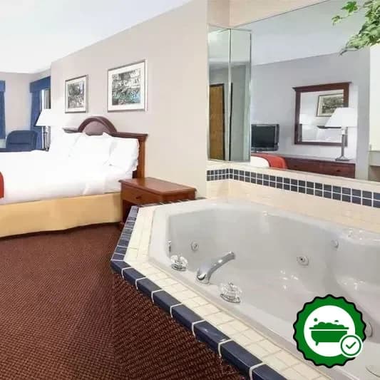 Private in-room hot tub