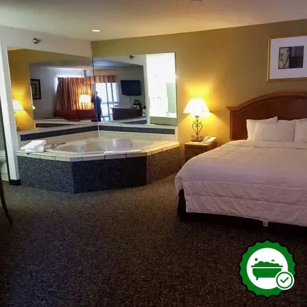 Private in-room hot tub