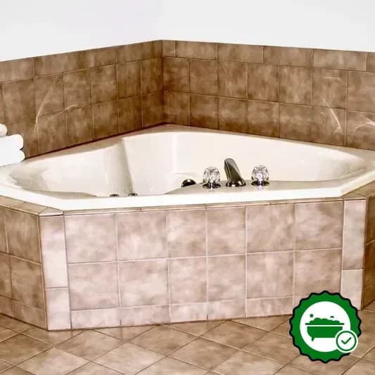 Private in-room hot tub