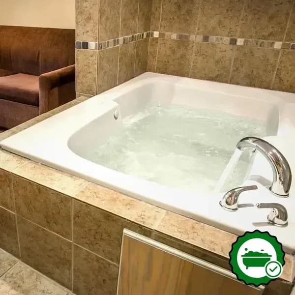 Private in-room hot tub