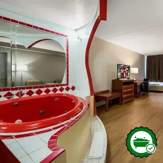 Private in-room hot tub