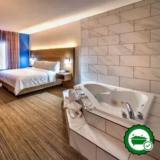 Private in-room hot tub