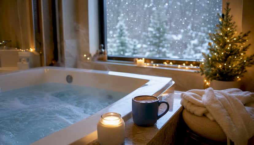 Best Christmas Hot Tub Getaways Across the U.S.