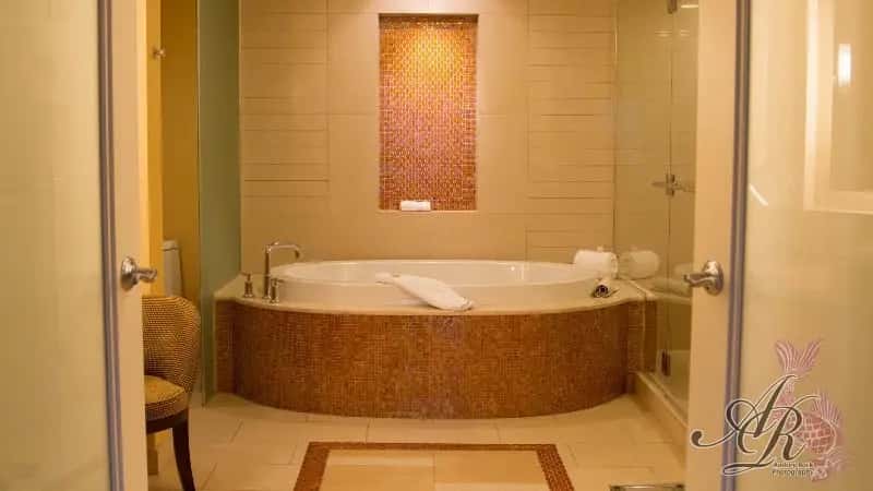 In-room hot tub at Agua Caliente Resort Casino Spa Rancho Mirage in Rancho Mirage, CA