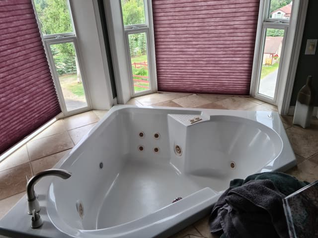 Private in-room hot tub