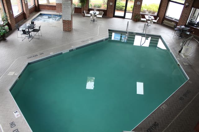 Shared indoor hot tub