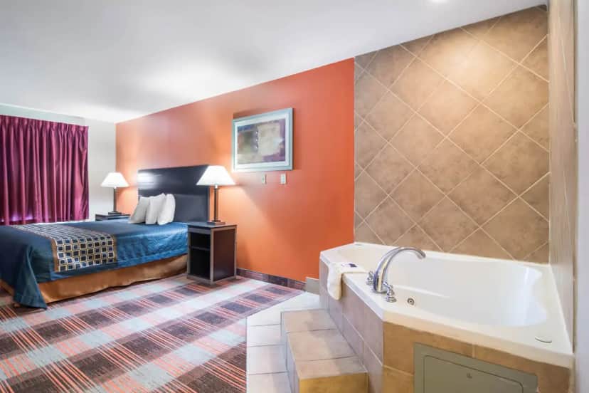 Private in-room jacuzzi at Americas Best Value Inn & Suites Mableton Atlanta