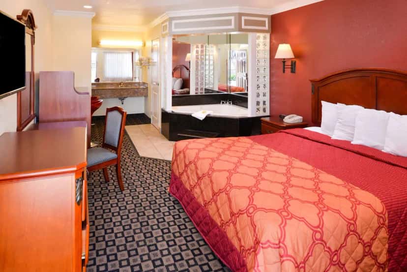 In-room hot tub at Americas Best Value Inn & Suites San Bernardino in San Bernardino, CA
