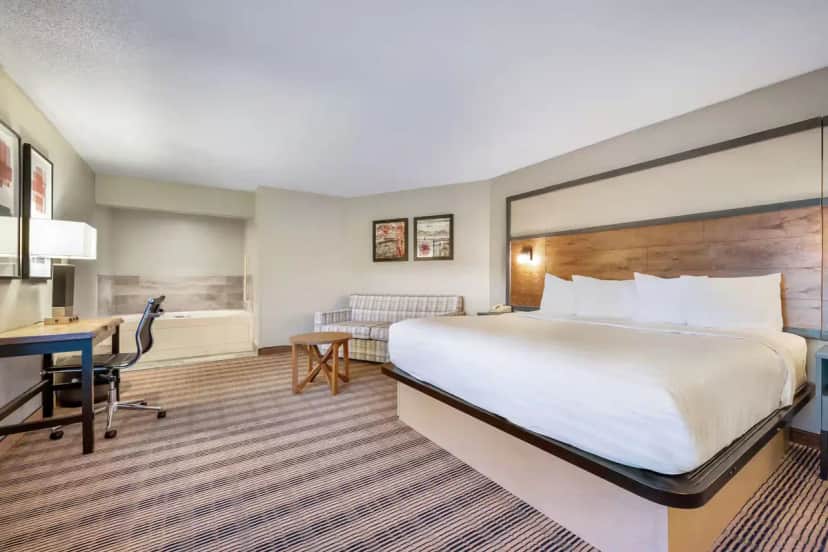 Private in-room jacuzzi tub at Americinn By Wyndham