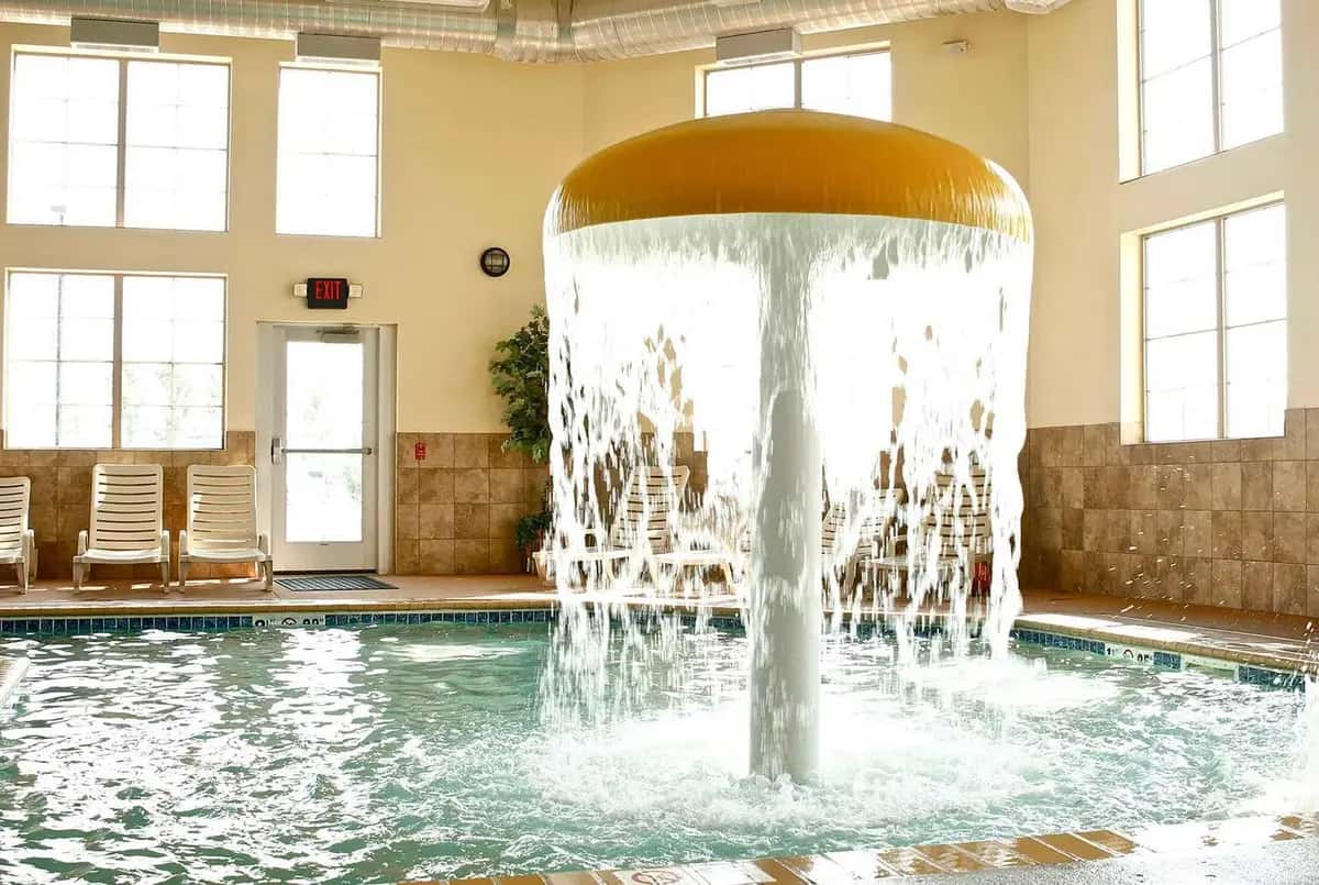 Shared indoor hot tub at AmericInn by Wyndham Fargo Medical Center