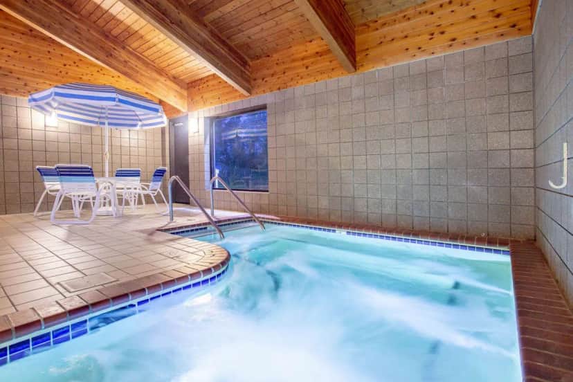 Shared indoor hot tub at AmericInn by Wyndham Hayward