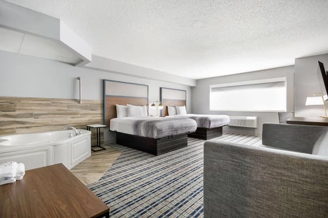 Private in-room hot tub