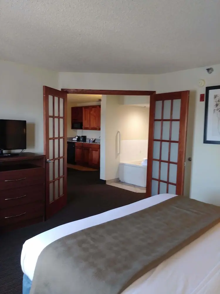 Private in-room jacuzzi tub in the Premier Suite, 1 Bedroom, Non Smoking at AmericInn by Wyndham Windsor Ft. Collins