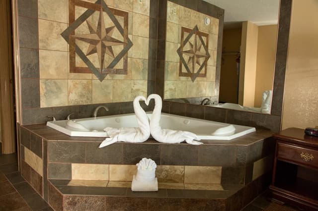 Private in-room hot tub