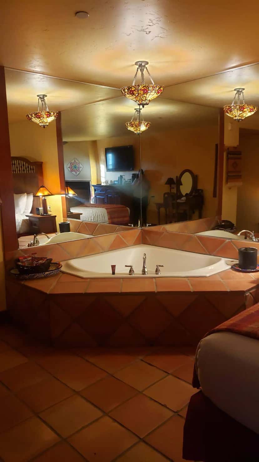 In-room jacuzzi tub at Avila La Fonda Hotel in Avila Beach, CA