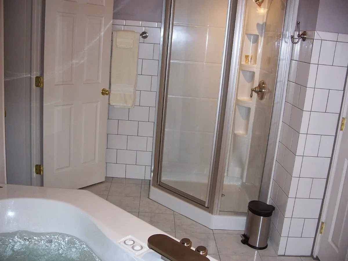 Private in-room jacuzzi tub at Bayberry House Bed And Breakfast