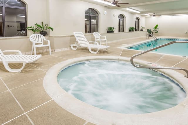 Shared indoor hot tub