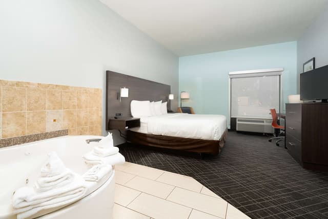 Private in-room hot tub