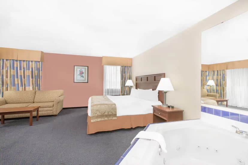 Private in-room jacuzzi at Baymont by Wyndham Boone
