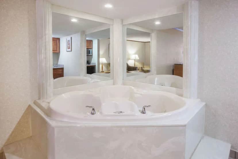 Private in-room jacuzzi at Baymont by Wyndham Canton