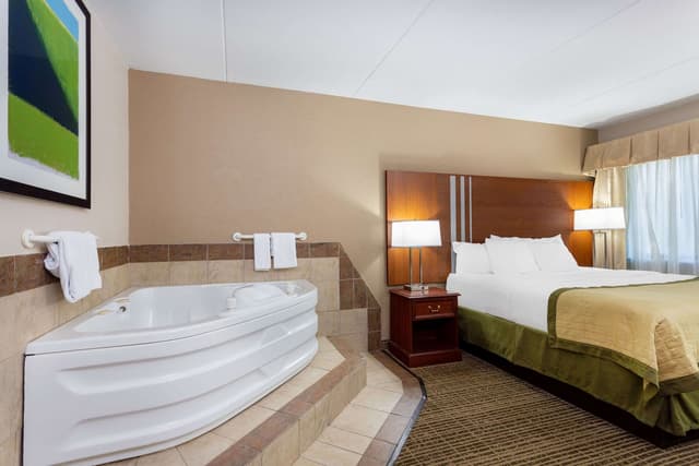 Private in-room hot tub