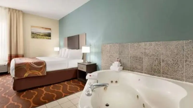 In-room hot tub at Baymont by Wyndham Grovetown Augusta in Grovetown, GA