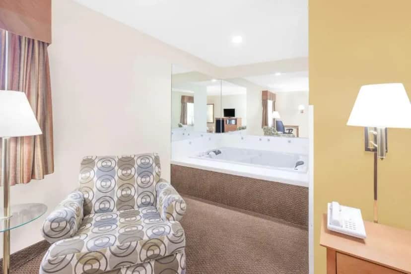 Private in-room jacuzzi in the Executive King Suite - Non-Smoking at Baymont by Wyndham Port Huron