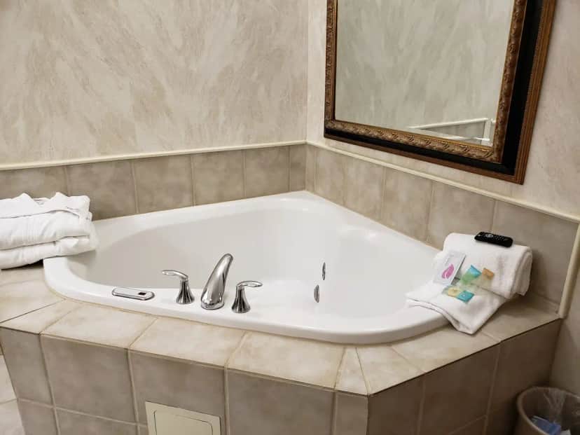 Private in-room jacuzzi tub at Bellissimo Grande Hotel, Trademark Collection by Wyndham