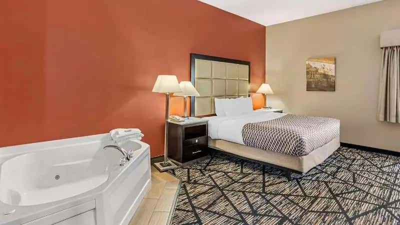 In-room hot tub at Best Western Carlisle in Carlisle, PA