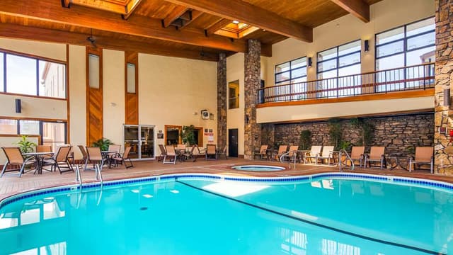 Shared indoor hot tub