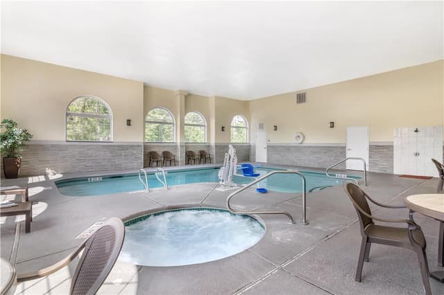 Shared indoor hot tub