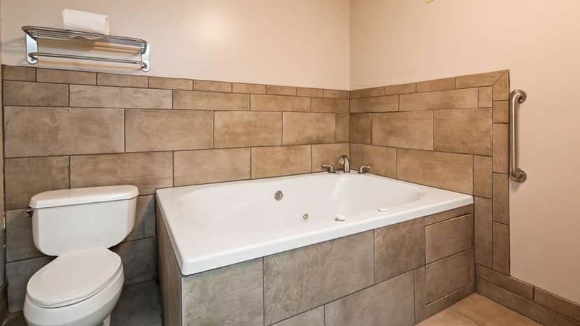 Private in-room jacuzzi tub at Best Western Home Place Inn