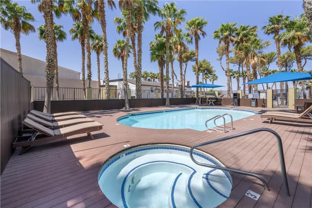 Shared outdoor hot tub