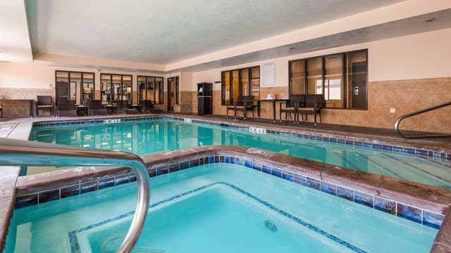 Shared indoor hot tub