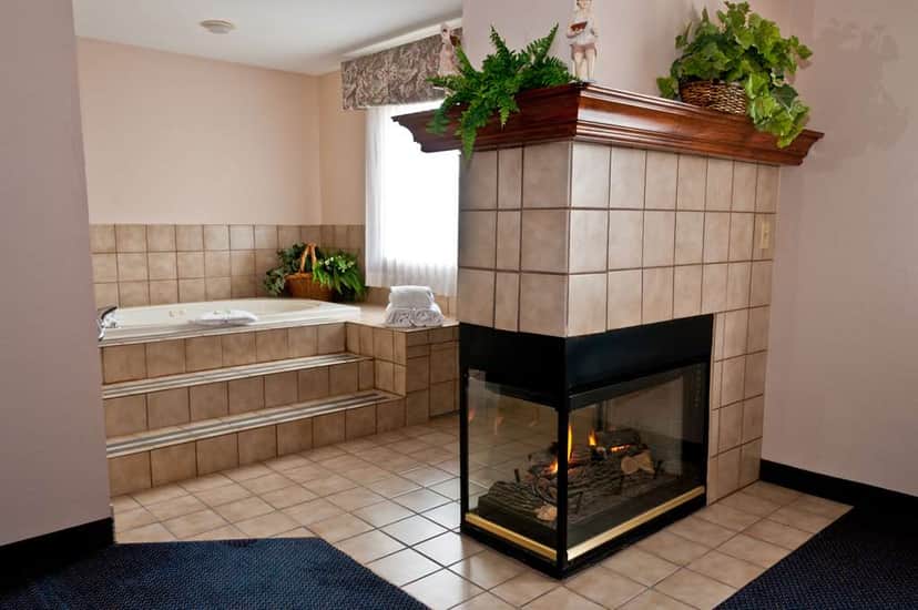 Private in-room jacuzzi tub at Best Western Plus Brandywine Inn & Suites