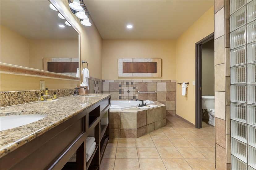 Private in-room jacuzzi tub at Best Western Plus Cimarron Hotel & Suites