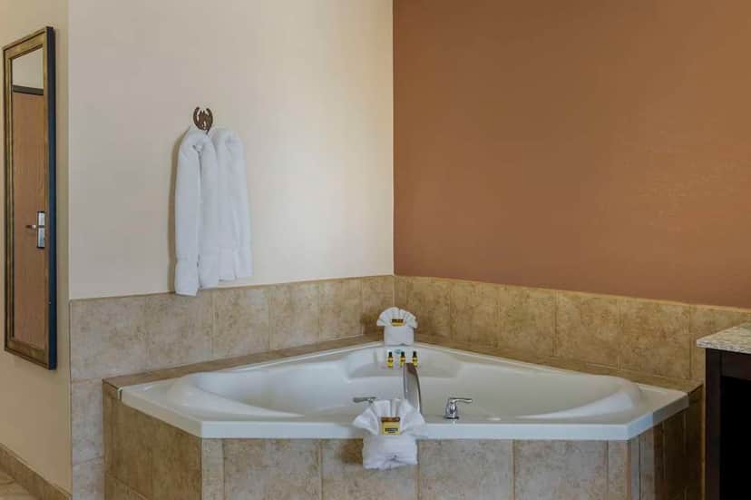 Private in-room jacuzzi tub at Best Western Plus Country Inn & Suites