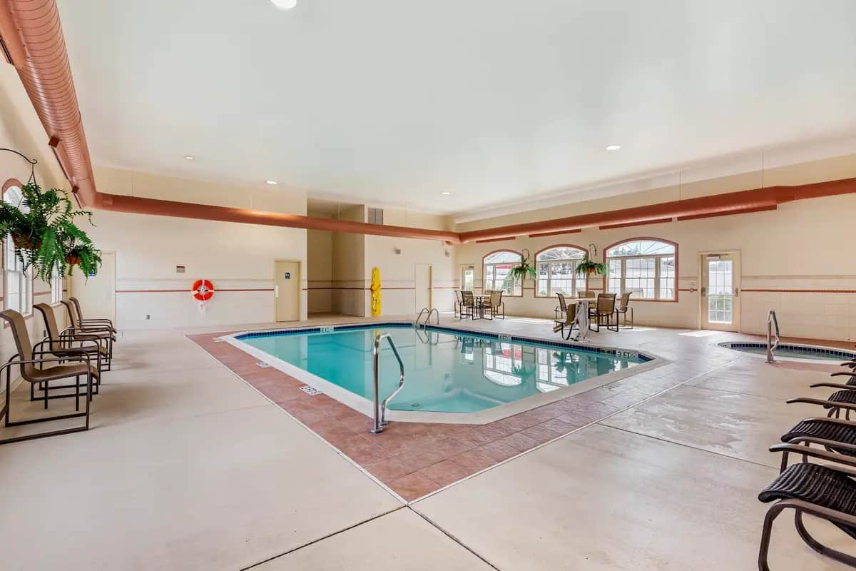 Shared indoor hot tub at Best Western Plus Dutch Haus Inn & Suites