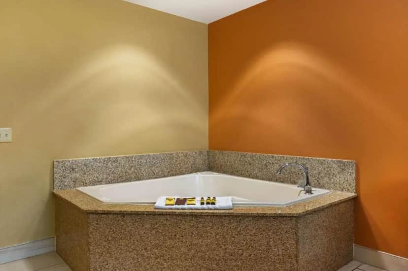 Private in-room jacuzzi tub in the King Suite with Spa Bath - Non-Smoking at Best Western Plus Georgetown Corporate Center Hotel