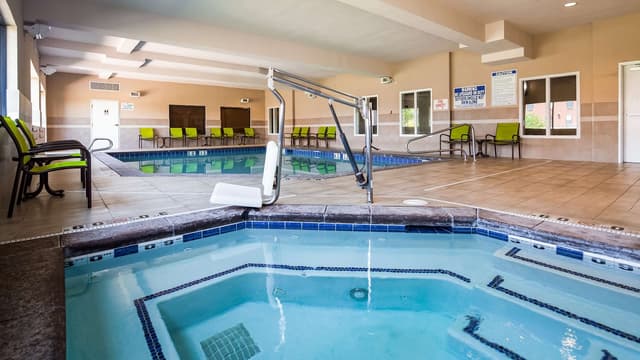 Shared indoor hot tub