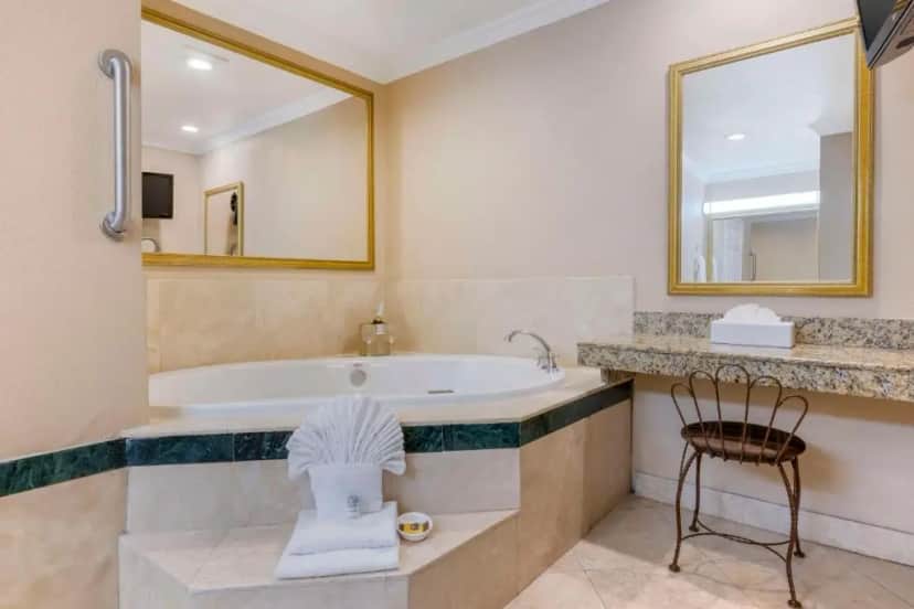 Private in-room jacuzzi tub in the King Suite with Spa Bath - Non-Smoking at Best Western Plus Marina Shores Hotel